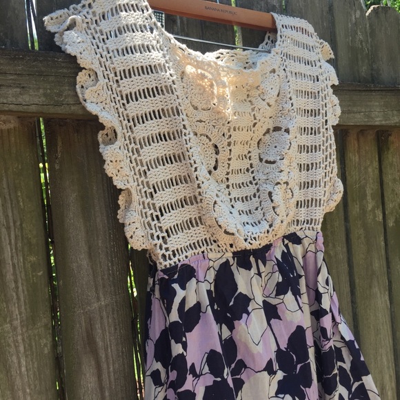 Kimchi Blue UO Crochet & Floral Summer Dress - Picture 4 of 6